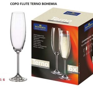 Set kristalnih čaša za šampanjac 6kom.