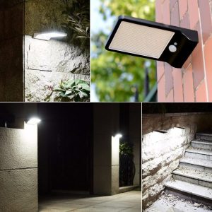 LED Solarno zidno svetlo sa senzorom pokreta