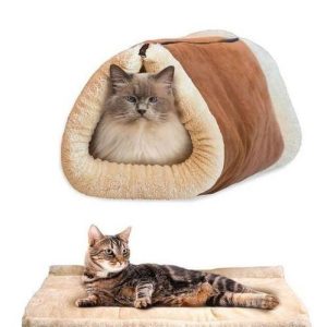 Plišani krevet-tunel za mačke