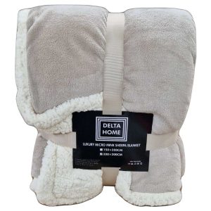 Ćebe sa krznom - Krem