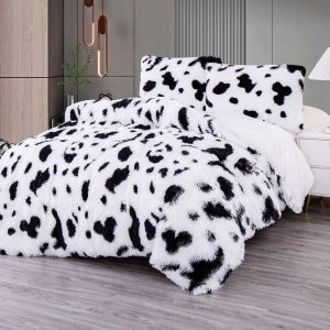 Čupavi set posteljine - 4 dela - ZEBRA