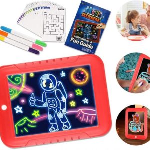 Magična svetleća tabla za crtanje u boji za decu