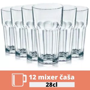 Set Staklenih Mixer Čaša 28cl
