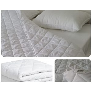 Štep deka Glat 200x200cm Bela